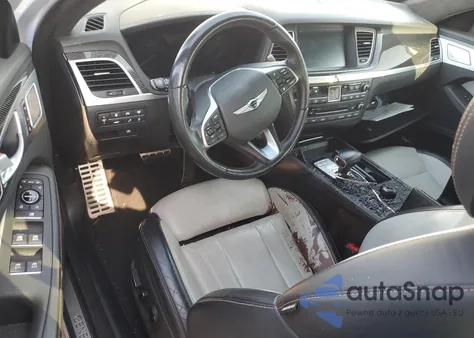 2019 Genesis G80 Base из США, поврежденный, VIN KMTFN4JB8KU320599